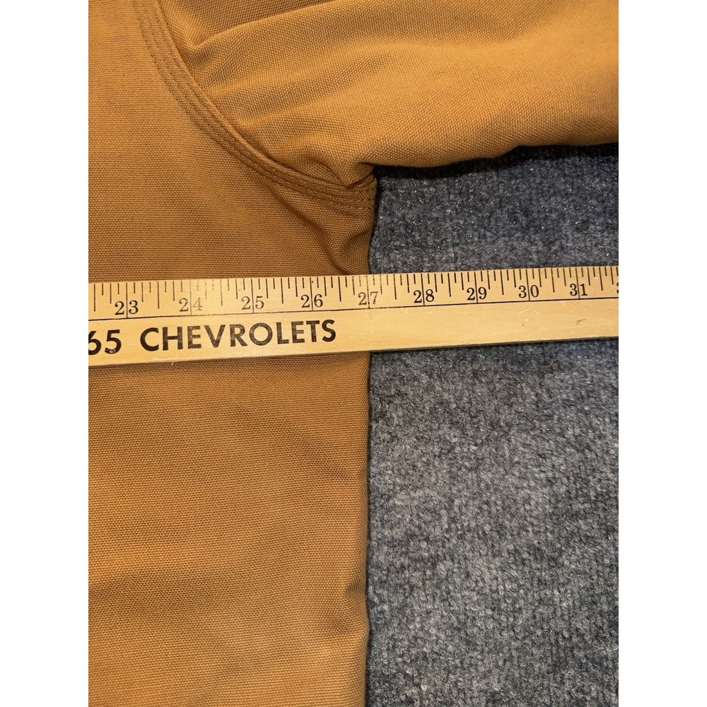Vintage Carhartt C01 Chore Coat Mens 46 Brown AEP Union Made USA Blanket Lined - Picture 11 of 13